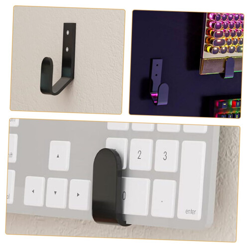 Keyboard Wall Mount Acrylic Holder Shelf for Mechanical Keyboards Space Saving Durable Design 2