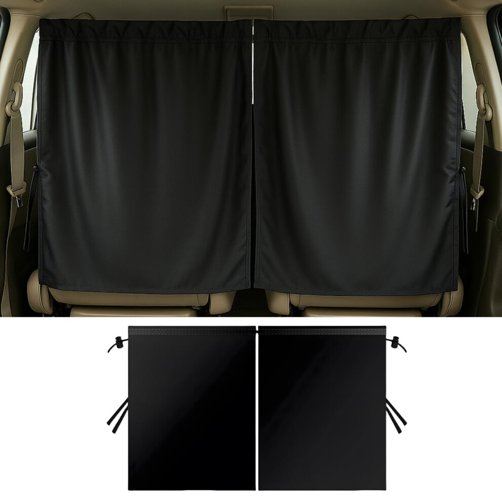 Car Privacy Curtain With Uv Protection And Heat Reduction, Universal Rear Seat Sunshade For Travel 9455672731911
