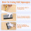 2 Pack Felt Edge Vinyl Wrap Squeegee Car Window Tint Tool for Bubble Scratch Application 4