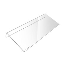 Clear Acrylic Tilted Keyboard Stand, Ergonomic Elevated Holder for Desk, Gaming and Office Use