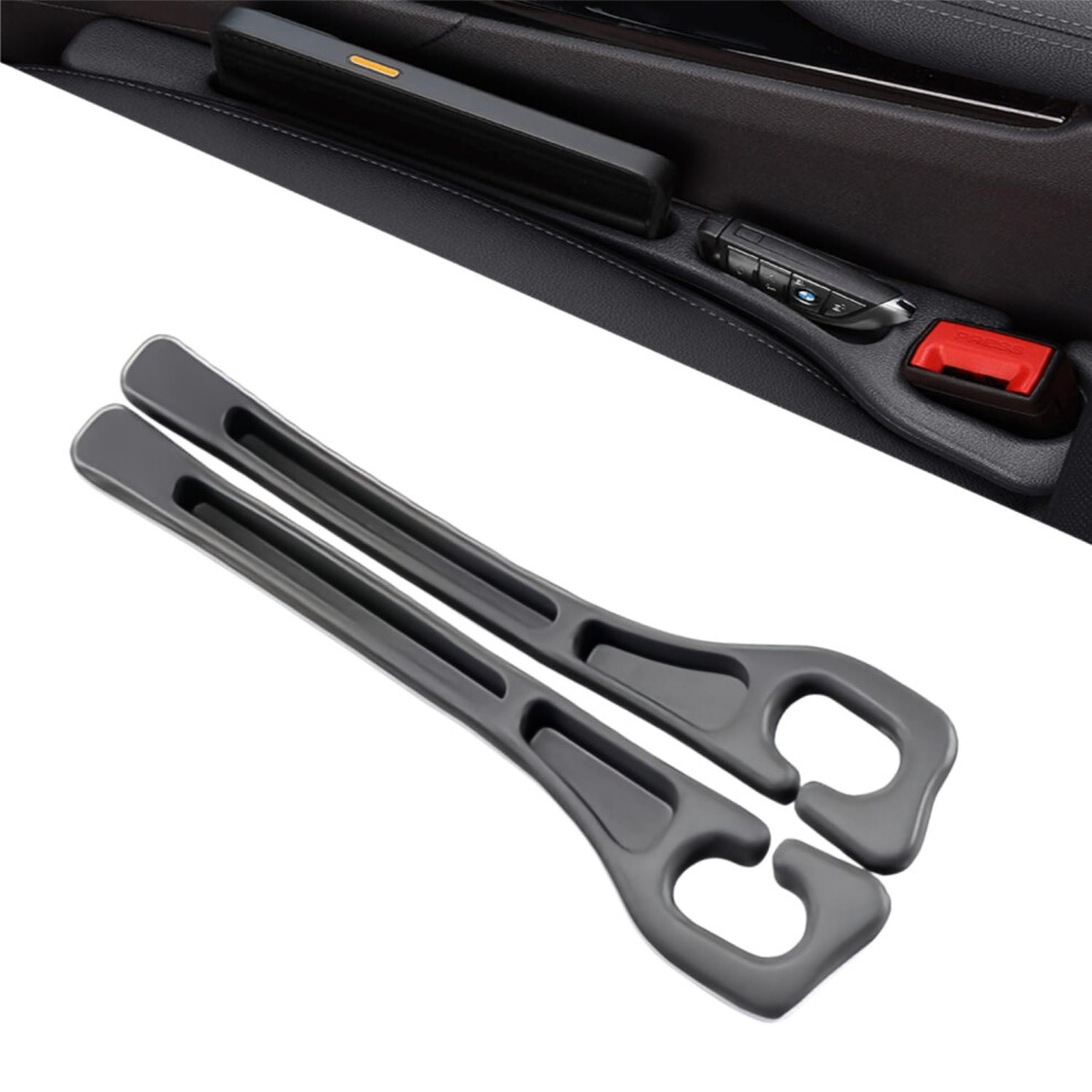 Car Seat Gap Filler 2Pack With Storage Slot, Universal Organizer For Suv Truck Sedan, Black 9455672732338