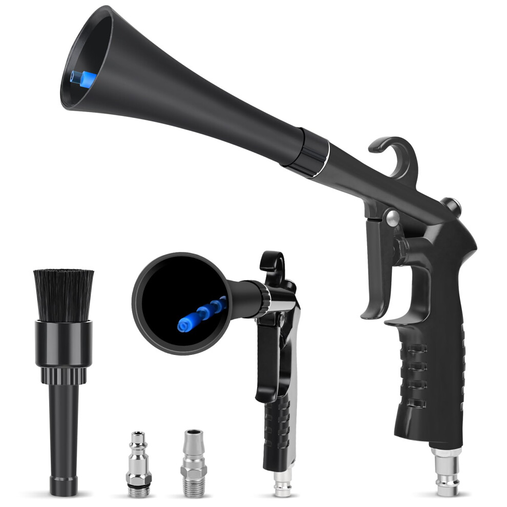 Pressure Car Cleaning Gun With 360 Swivel Airflow, Ergonomic Grip Interior Detailing Tool 9053599067429