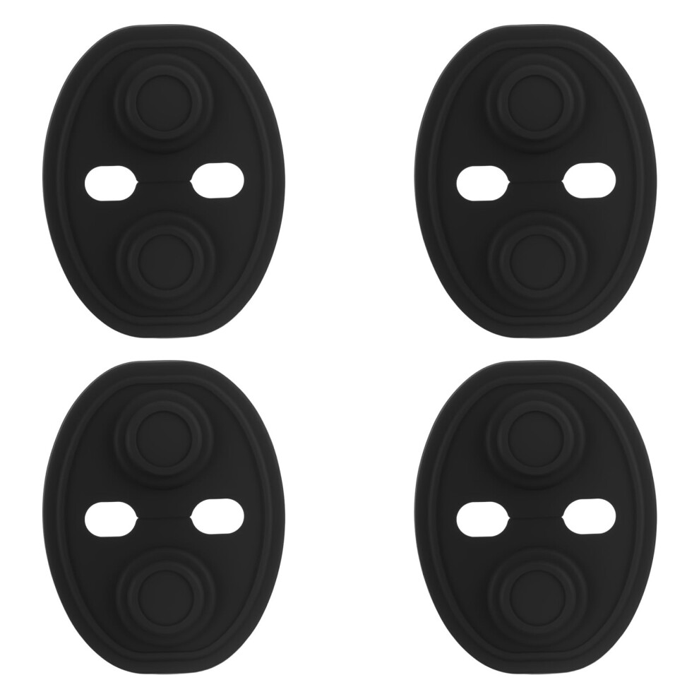 4Pcs Universal Silicone Car Door Latch Cover, 3Layer Shock Absorption, Waterproof And Scratch Resistant 9455672732369
