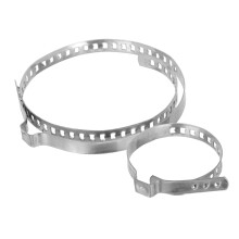 2pcs Adjustable Stainless Steel Drive Shaft Boot Clamp Kit for Universal Car Axle Joint
