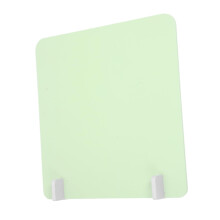 Desk Sneeze Guard Clear Acrylic Freestanding Privacy Panel for Office and Classroom Workstations