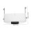 Adjustable Under Desk Keyboard Tray with Clamp, Ergonomic Sliding Shelf for Small Workspaces, White 2