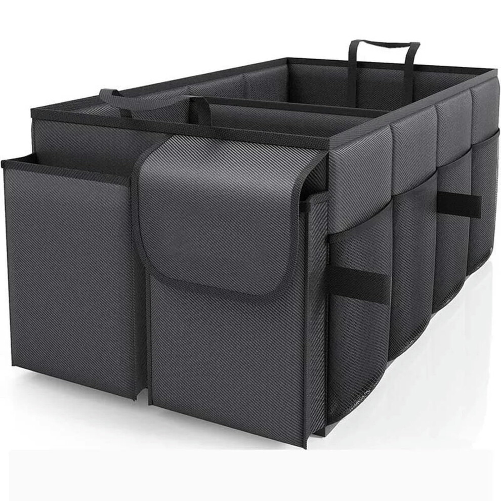 Large Capacity Foldable Car Trunk Organizer With Multipockets And Reinforced Handles 9070919902628