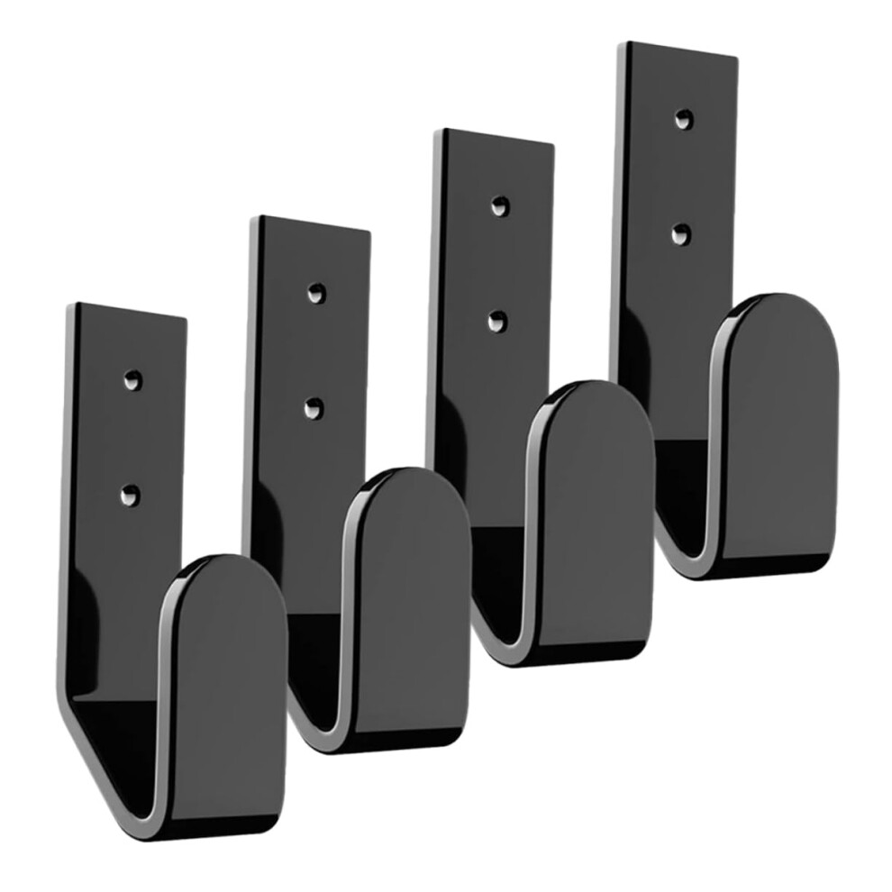 Keyboard Wall Mount Holder 4 Pack Spacesaving Rack For Mechanical Laptop Gaming Desktop Black 9174973425403