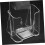 5pcs Clear Acrylic Wall Mount Brochure Holder Set for Office Document Display Organizer 5
