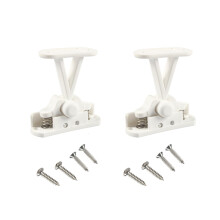 Door Stopper Set with Durable Nylon Build and Wall Protection Guard for Campers and Motorhomes