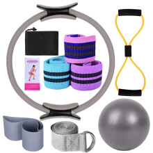 2026 Σετ Γιόγκα Pilates για το Σπίτι Pilates Magic, γκρι