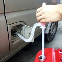 Manual Siphon Pump for Fuel and Water Transfer, Fast NoPower Liquid Transfer for Car Motorcycle Truck