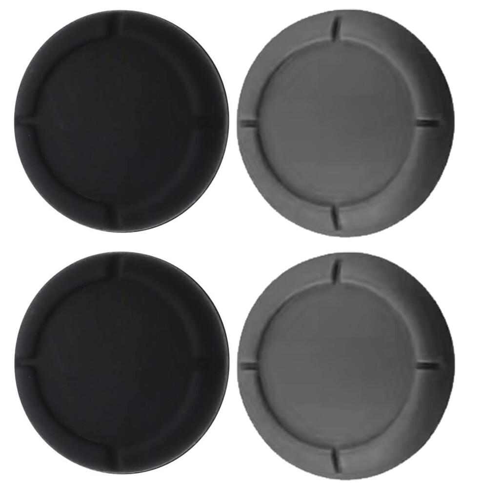 Thumb Grips And Joystick Covers For Nintendo Switch And Switch Lite, Nonslip Snapon Caps, Black/Grey 9070919903298