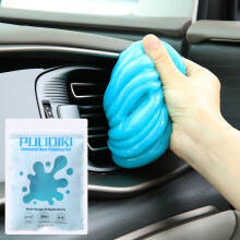 Car Cleaning Gel Universal Interior Cleaner Putty for Deep Dust Removal and MultiSurface Use Blue