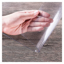 PVC Chair Mat and Clear Table Protector, Scratch‑Resistant Heat‑Resistant Waterproof Cut‑to‑Fit Design for Office and Home
