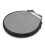 Gray Round CD Storage Case with Durable Zipper Closure for Car and Portable Disc Organizer 1