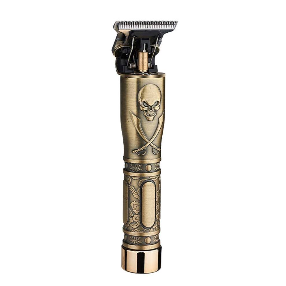 Gold Rechargeable Kids Hair Clippers With Precise Trim Control, Cordless Childsafe Trimmer