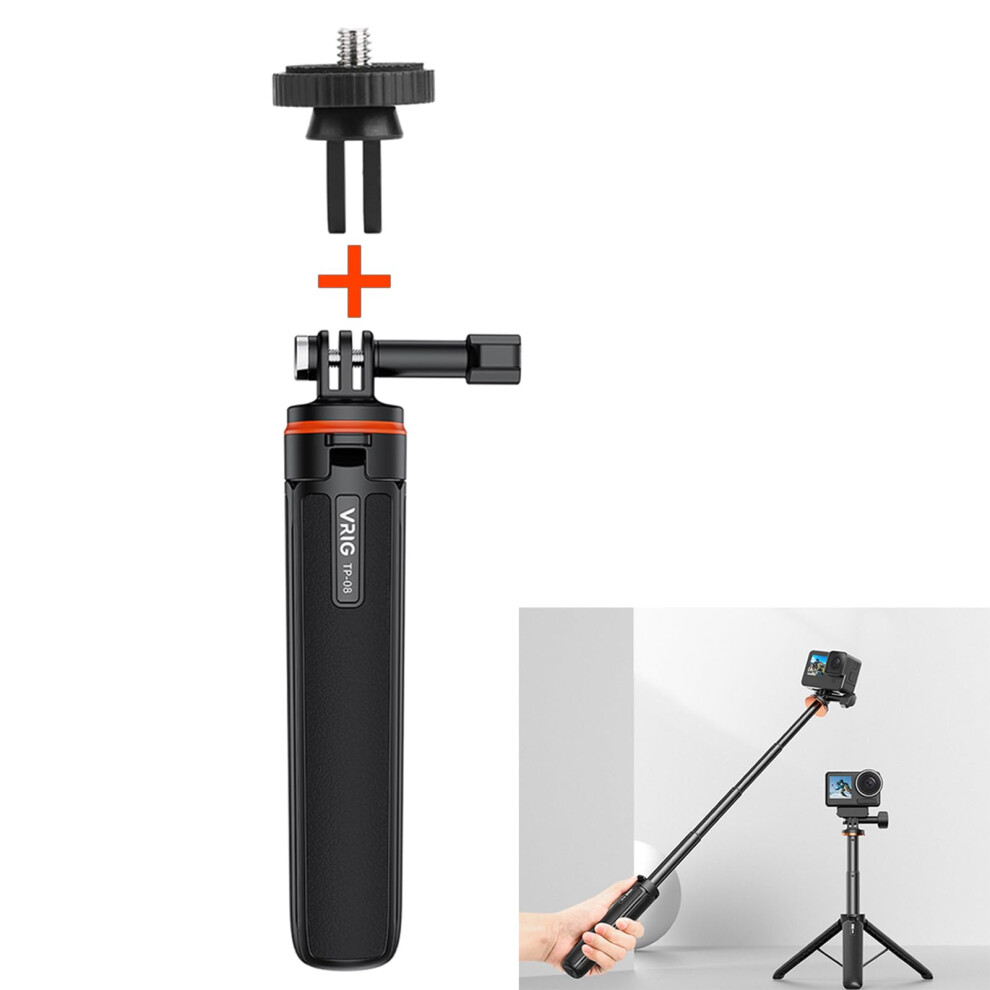 Selfie Stick Tripod With Adjustable Telescopic Length For Dji Osmo Pocket 3 Action 4 Insta360 Gopro 9113335688230