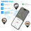Bluetooth Item Tracker with RealTime Updates for Keys, Wallet and Bags, Replaceable Battery, 2 Pack Black 4