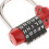 Zinc Alloy 5 Dial Letters Combination Padlock Code Password Lock Red 3