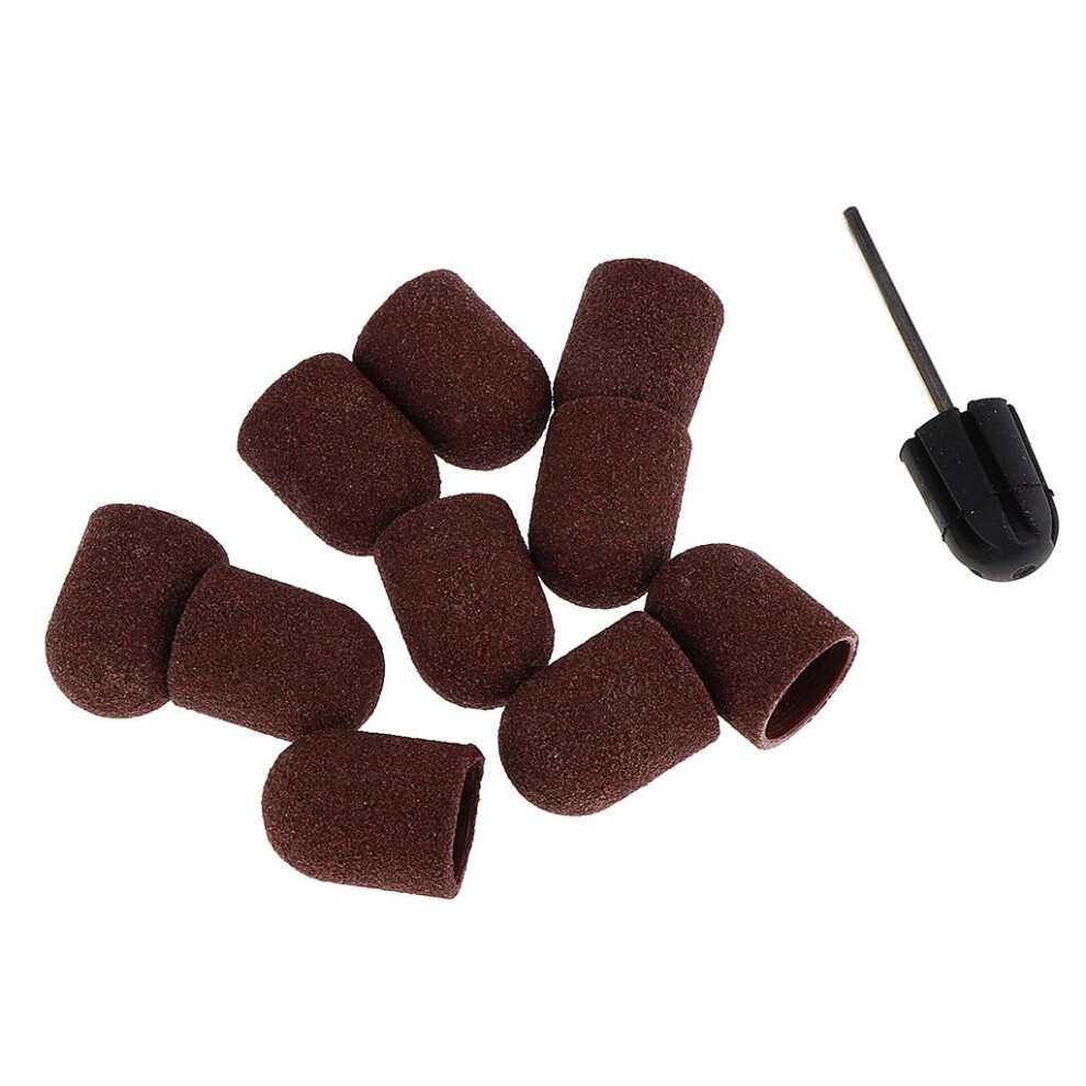 10pcs Sanding Bands for Nail Drill Acrylic Nails Polish Manicure 13 x