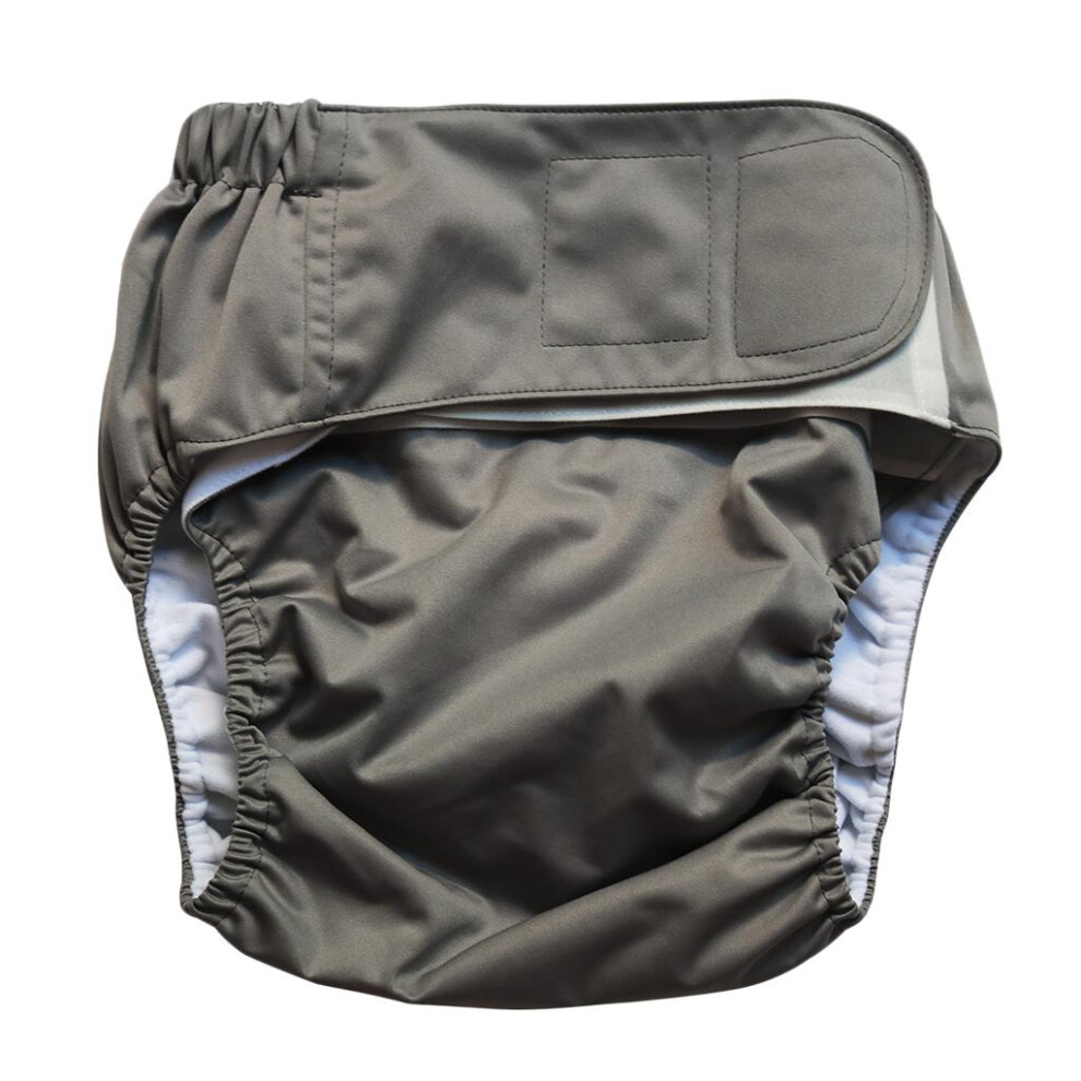 Reusable Adult Cloth Diapers Pants Washable One Size Incontinence Aid