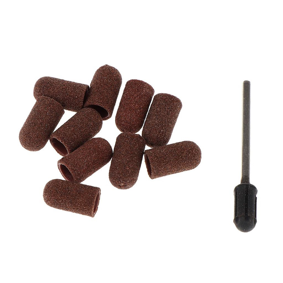 10pcs Sanding Bands for Nail Drill Acrylic Nails Polish Manicure 5 x 1