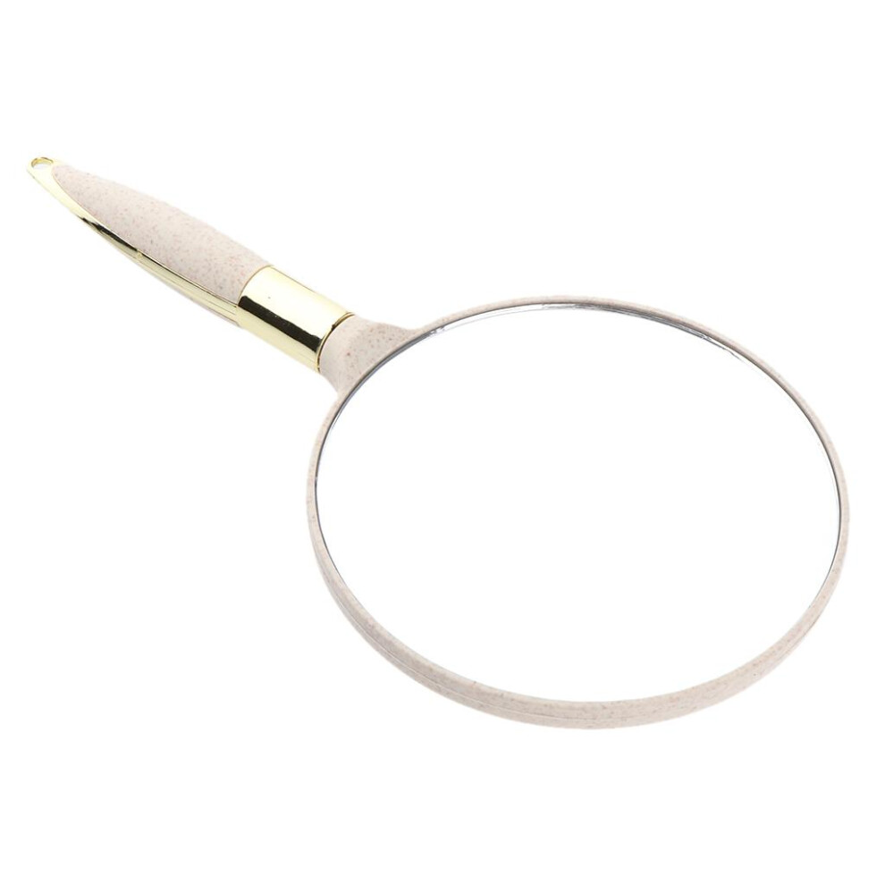 Portable Plastic Handheld Mirror for Vanity Makeup Home Salon Travel B