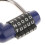 Zinc Alloy 5 Dial Letters Combination Padlock Code Password Lock Blue 3
