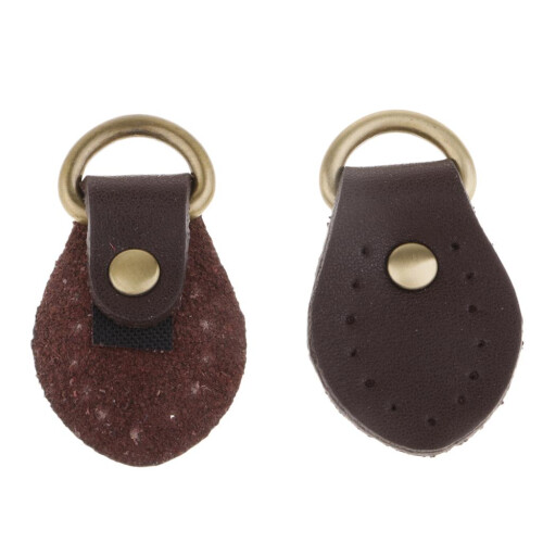 2pcs PU Leather Handle Snap Buckles for Handbag Making Accessories Cof 1