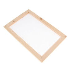 Wooden Paper Making Mould Frame Screen for DIY Paper Handcraft 30x40cm