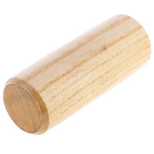 Round Wood Sand Maraca Baby Musical Instrument Percussion Hand Shake R