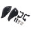 1 Pair Motor Handlebar Hand Brush Guards Protector Hand Guards Black 2