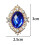 10pcs Rhinestone Flat Back Beads Button Scrapbook Embellishment  Navy 2