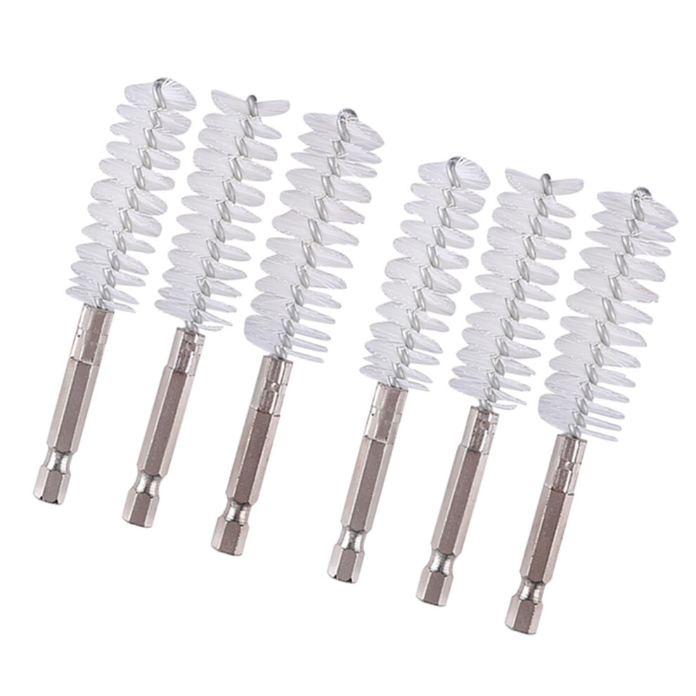6Pcs Nylon/Stainless/Copper Brush Cleaner Tube Pipe Cleaning Nylon 6902695864032