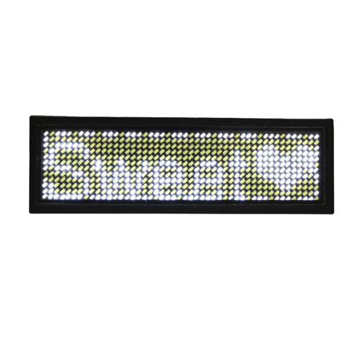 LED Scrolling Bar Badge Name Tag Message Sign 2