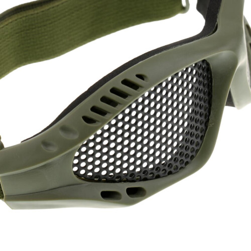Tactical No Fog Wire Mesh Goggle Adjustable Safety Glasses Eye Protect 2