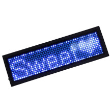 LED Scrolling Bar Badge Name Tag Message Sign