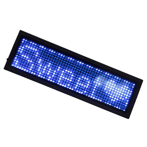 LED Scrolling Bar Badge Name Tag Message Sign 1