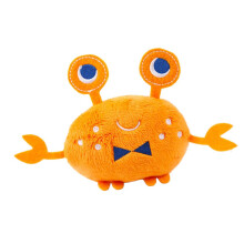 Dog Puppy Chew Chewing Toys Cray Crab Squeaky Sound Funny Toy Yellow C