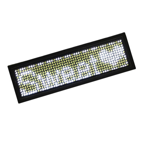LED Scrolling Bar Badge Name Tag Message Sign 1