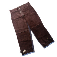 Welding Suits Heat/Flame Resistant Heavy Duty Anti-scald Brown Pants X