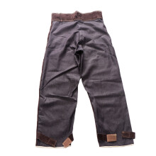 Welding Suits Heat/Flame Resistant Heavy Duty Anti-scald Brown Pants L