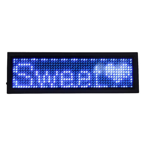LED Scrolling Bar Badge Name Tag Message Sign 2