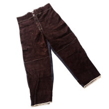 Welding Suits Heat/Flame Resistant Heavy Duty Anti-scald Brown Pants X