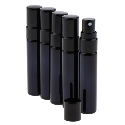 5pcs Glass Spray Bottles Mini Vials Perfume Bottle Cosmetic Container 1