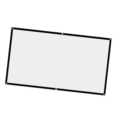Projector 16:9 HD Foldable Projection Screen for Home  150 inch