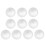 10pcs White Christmas Modelling Craft Polystyrene Foam Ball Sphere  4c 3