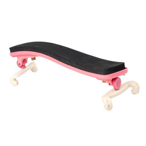 Adjustable Violin Shoulder Rest for 4/4 3/4 Size Violins Pink 1