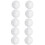 10pcs White Christmas Modelling Craft Polystyrene Foam Ball Sphere  7c 2
